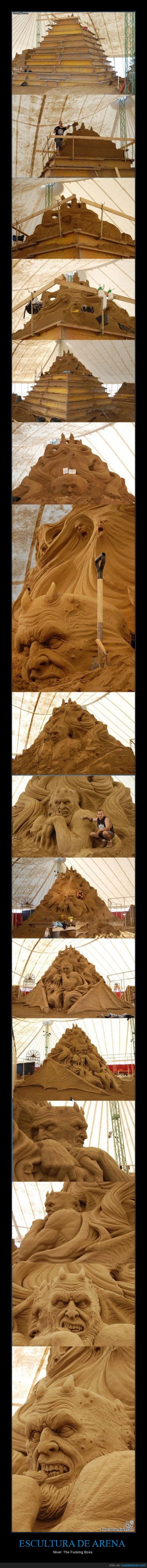 warrio,nivel,escultura,dios,arte,arena,amo